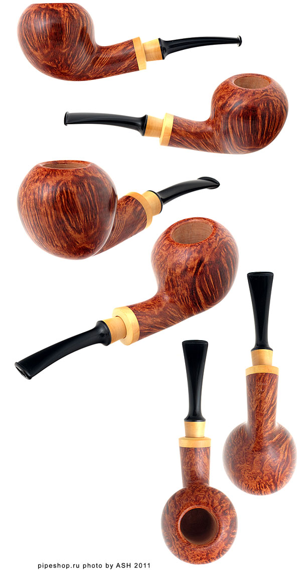   PETER MATZHOLD SMOOTH SLIGHTLY BENT ACORN WITH BOXWOOD