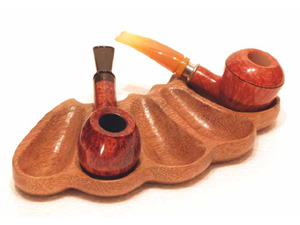 "" Q. COCONUT WOOD HOLDS 5 pipes