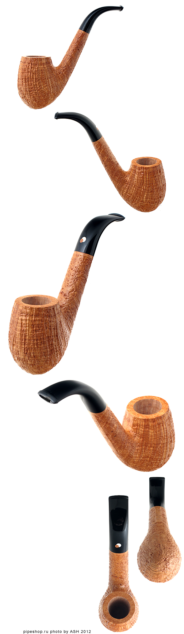   CAVICCHI C. TAN SANDBLAST FULL BENT LONG SHANK EGG