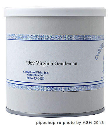   "CORNELL & DIEHL" Virginia Blends #969 VIRGINIA GENTLEMAN,  100 .