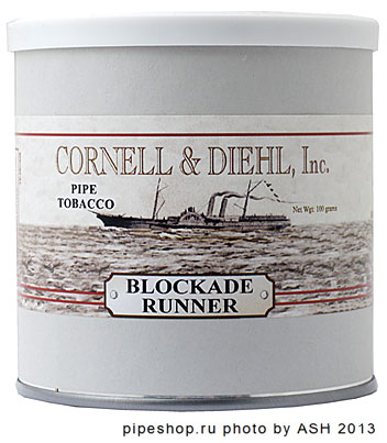   "CORNELL & DIEHL" Tinned Blends BLOCKADE RUNNER,  100 .