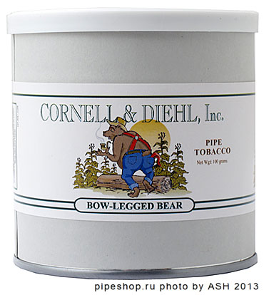   "CORNELL & DIEHL" Tinned Blends BOW-LEGGED BEAR,  100 .