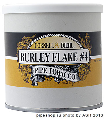   "CORNELL & DIEHL" Tinned Blends BURLEY FLAKE # 4,  100 .