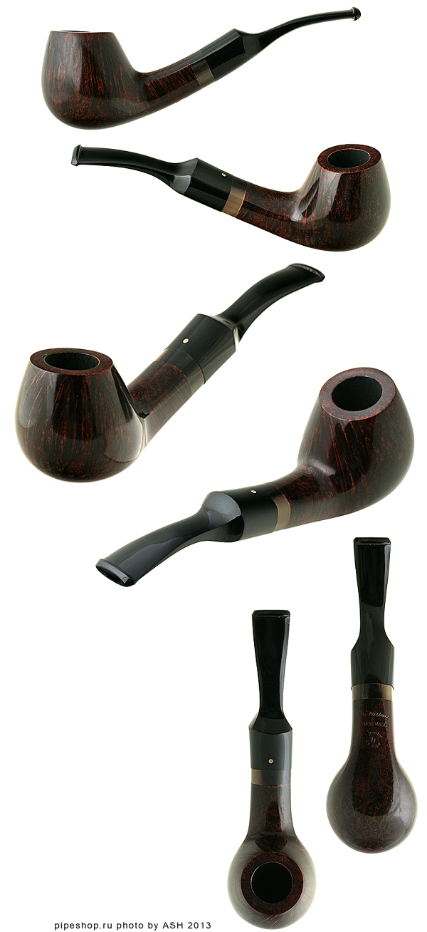   KAI NIELSEN SMOOTH QUARTER BENT BRANDY WITH HORN Grade JEWEL OF DENMARK D,  9 