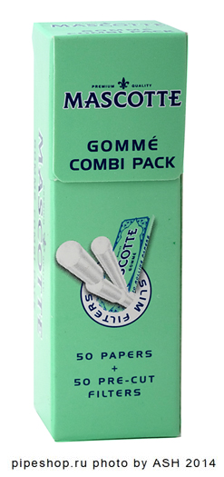  MASCOTTE GOMME COMBI PACK 50 papers + 50 pre-cut filters