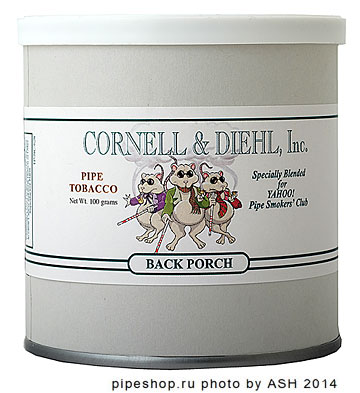   "CORNELL & DIEHL" Tinned Blends BACK PORCH,  100 .