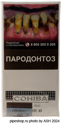  COHIBA Mini WHITE,  10 .