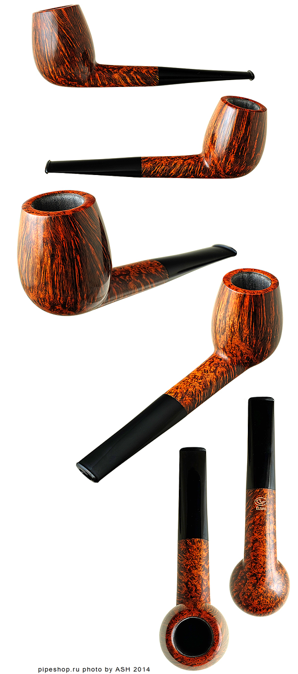   TOM ELTANG SMOOTH CANTED OVAL SHANK BILLIARD
