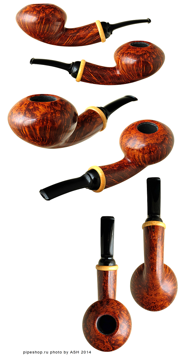   PETER HEDING SMOOTH SLIGHTLY BENT TOMATO WITH BOXWOOD Grade GOLD