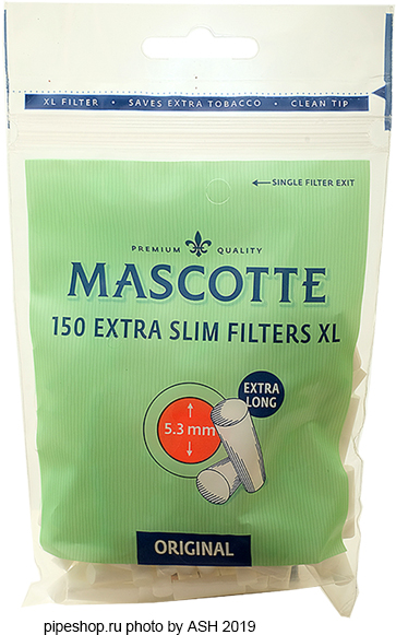    MASCOTTE EXTRA SLIM FILTERS X-LONG 5.3 mm, 150 .