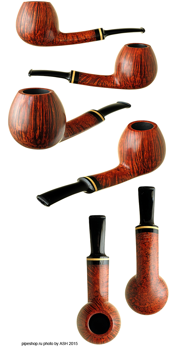   .  SMOOTH SLIGHTLY BENT APPLE WITH BOXWOOD