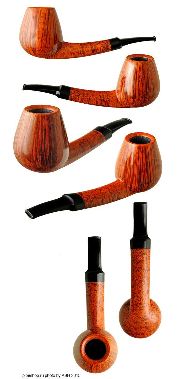   LASSE SKOVGAARD SMOOTH LONG SHANK SLIGHTLY BENT BRANDY