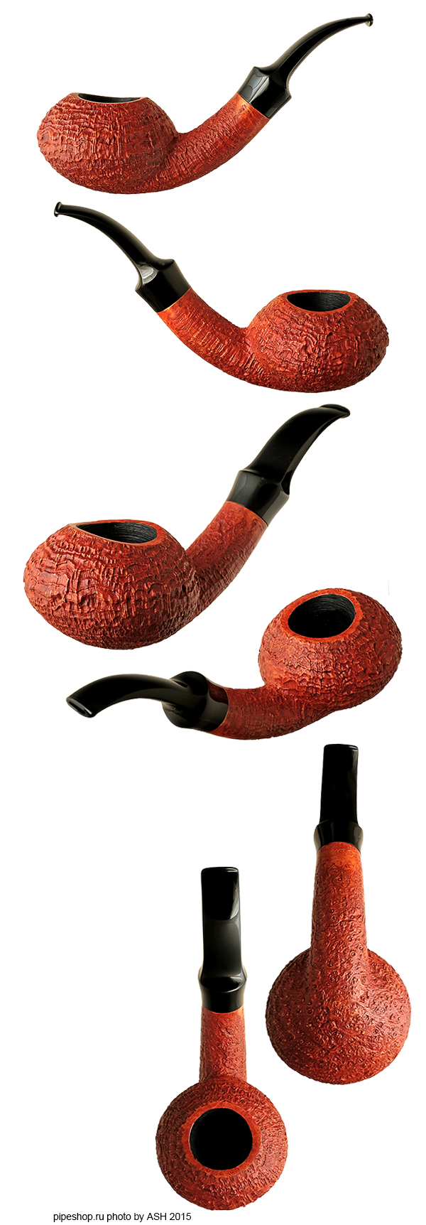   BENNI JORGENSEN TAN SANDBLAST HALF BENT TOMATO