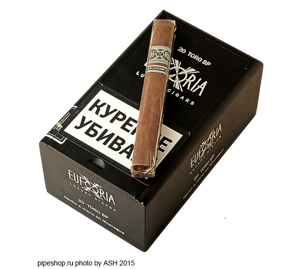  EUFORIA NICARAGUAN LUXURY CIGARS TORO BOX PRESSED 1 .