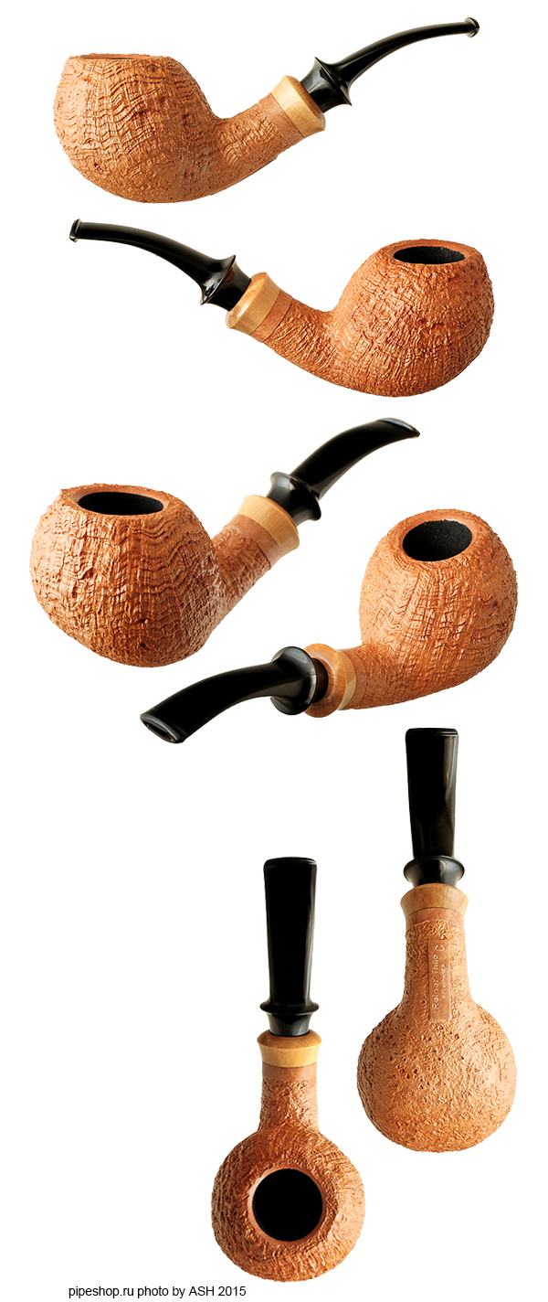   REINER THILO TAN SANDBLAST QUARTER BENT APPLE WITH BOXWOOD