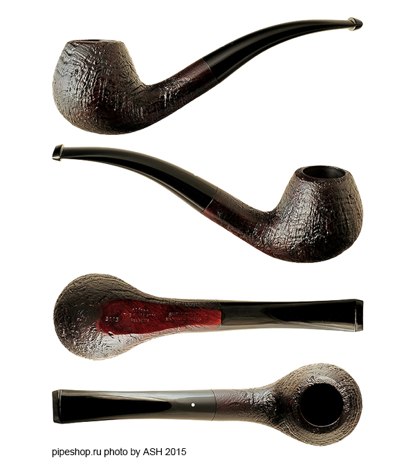   ALFRED DUNHILL`S THE WHITE SPOT SHELL BRIAR 5113 BENT APPLE (2015)