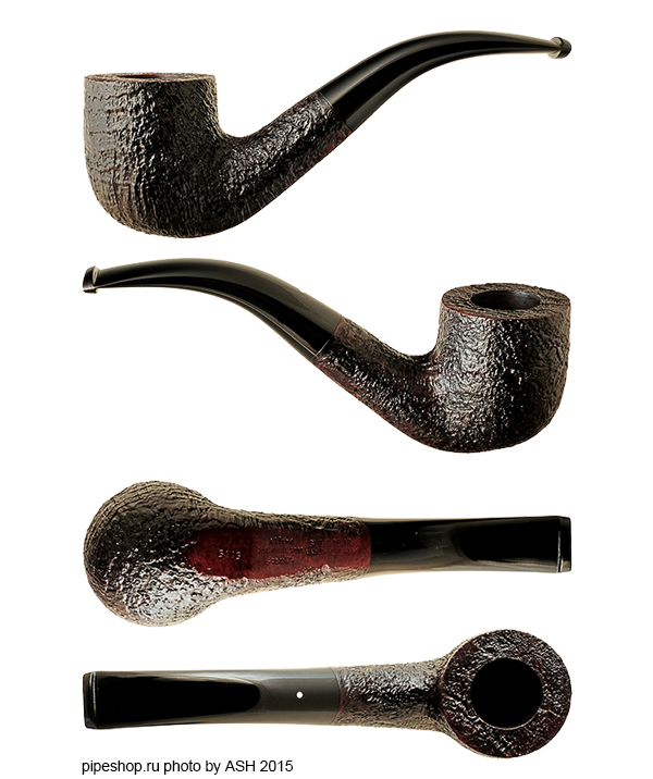   ALFRED DUNHILL`S THE WHITE SPOT SHELL BRIAR 5115 BENT POT (2015)