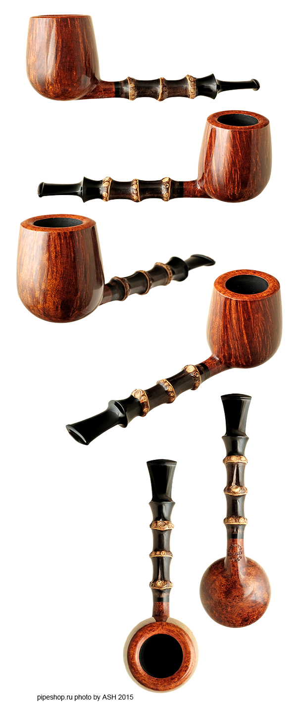   KOVALEV DOCTOR`S PIPES SMOOTH BLACK BAMBOO BILLIARD