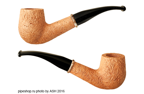   BriarWorks Classic LIGHT SANDBLAST BENT BILLIARD