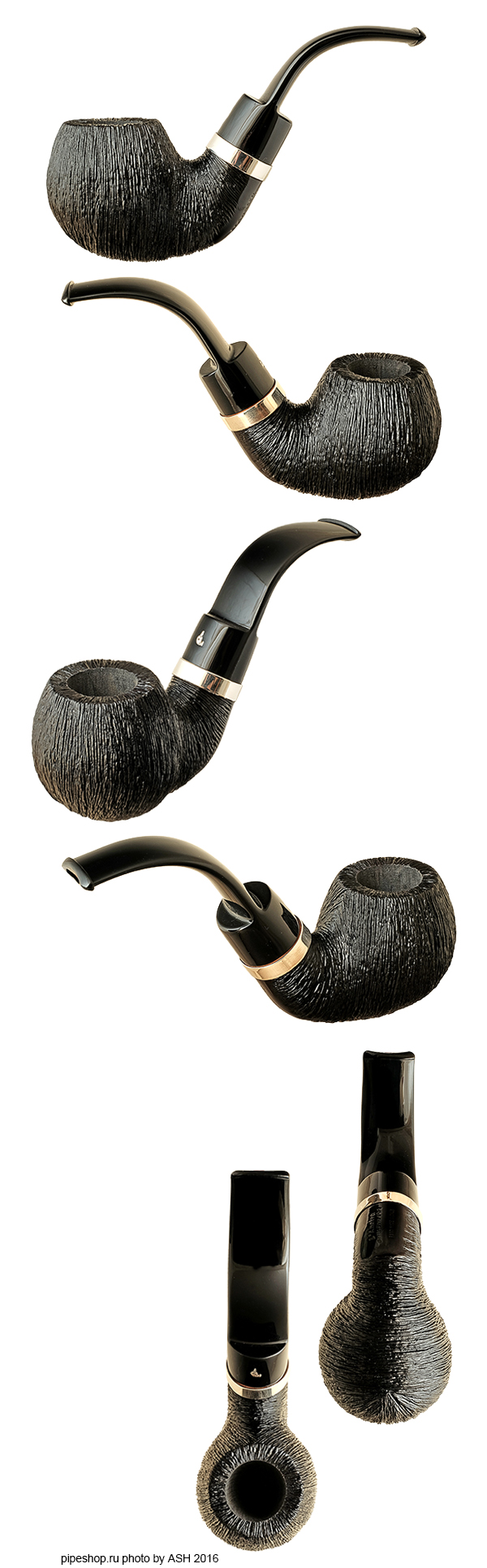   L`ANATRA RUSTIC FULL BENT APPLE WITH SILVER,  9 