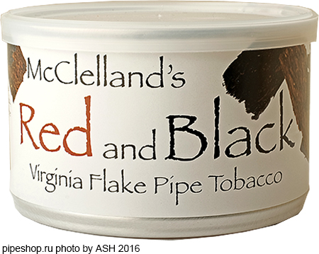   McCLELLAND RED AND BLACK VIRGINIA FLAKE,  50 .
