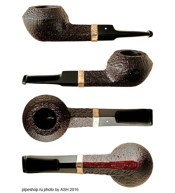   ALFRED DUNHILL`S THE WHITE SPOT SHELL BRIAR 3217 ST RHODESIAN WITH SILVER (2014)