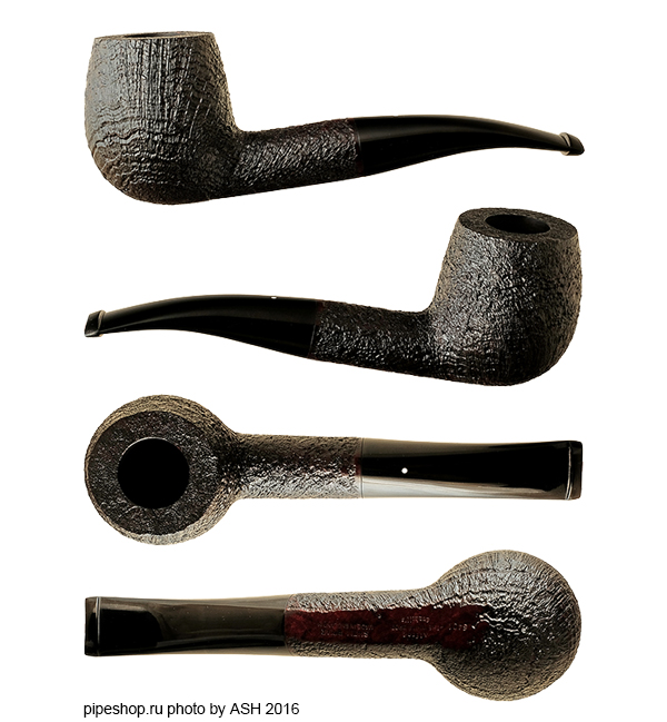   ALFRED DUNHILL`S THE WHITE SPOT SHELL BRIAR 6401 SLIGHTLY BENT APPLE (2014)