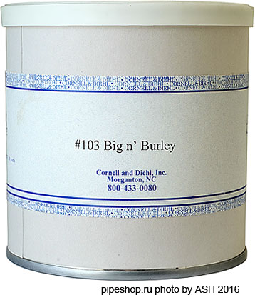   "CORNELL & DIEHL" English Blends #103 BIG N` BURLEY,  100 .