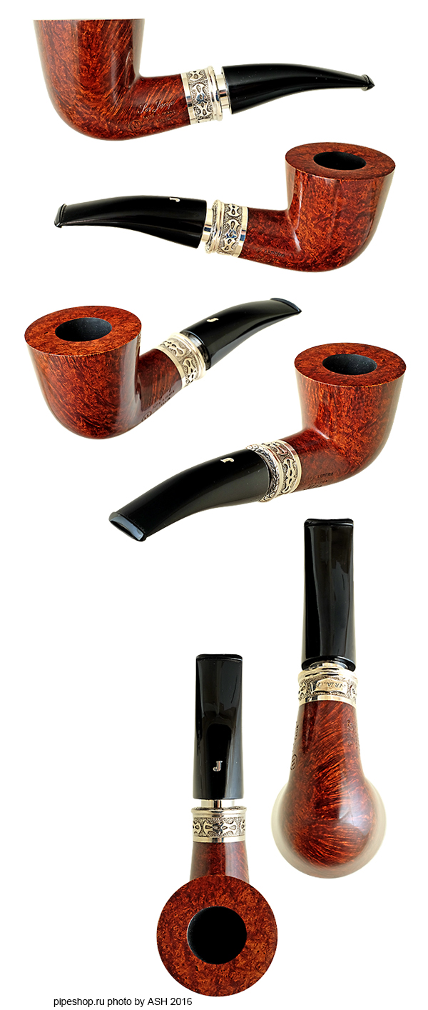   SER JACOPO L1 SMOOTH DELECTA SLIGHTLY BENT CHUBBY DUBLIN WITH SILVER,  9 