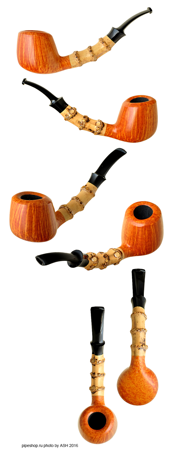   J. ALAN SMOOTH BAMBOO BENT BRANDY