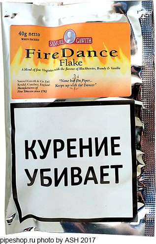    Samuel Gawith "Fire Dance Flake",  Zip-Lock 40 g