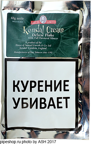   Samuel Gawith "Kendal Cream Flake",  Zip-Lock 40 g