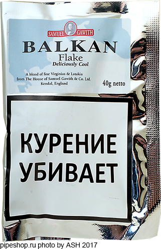   Samuel Gawith "Balkan Flake",  Zip-Lock 40 g