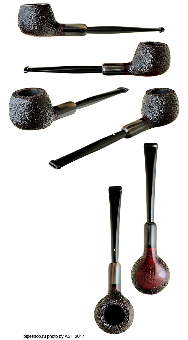   ALFRED DUNHILL`S THE WHITE SPOT SHELL BRIAR 4107 PRINCE HORN ARMY MOUNT (2015)