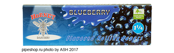    HORNET FLAVORED ROLLING PAPERS 78 mm BLUEBERRY,  50 
