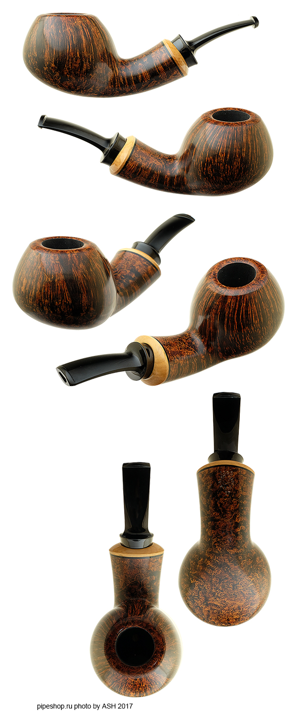   J. ALAN SMOOTH BENT APPLE WITH BOXWOOD 1393-17