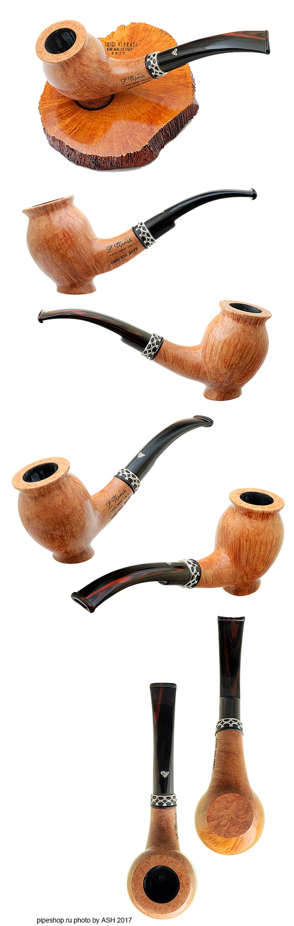   L. VIPRATI SMOOTH PIPE OF THE YEAR 2017 #068/100,  9 