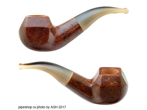   GENOD SMOOTH BENT PANELED RHODESIAN WITH HORN MOUTHPIECE