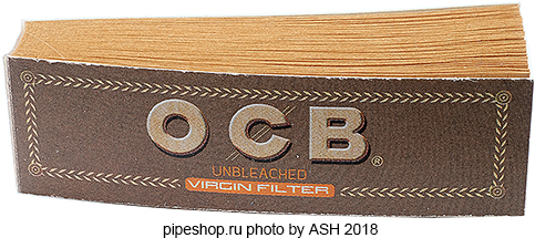    OCB UNBLEACHED VIRGIN FILTER TIPS, 50 