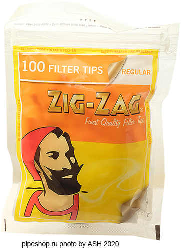    ZIG-ZAG REGULAR FILTERS 8 mm,  100 .