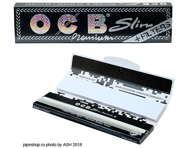     OCB SLIM KING SIZE PREMIUN +  TIPS, 32+32 .