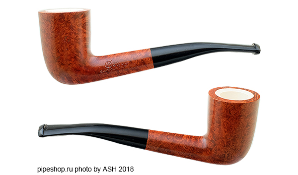   GENOD SMOOTH SLIGHTLY BENT DUBLIN WITH MEERSCHAUM