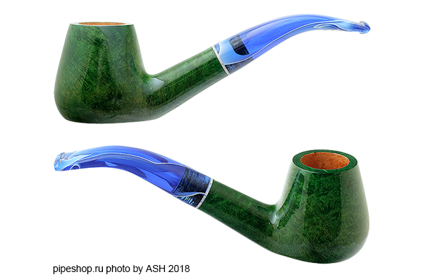   GENOD GREEN SMOOTH BENT BRANDY SITTER,  9 