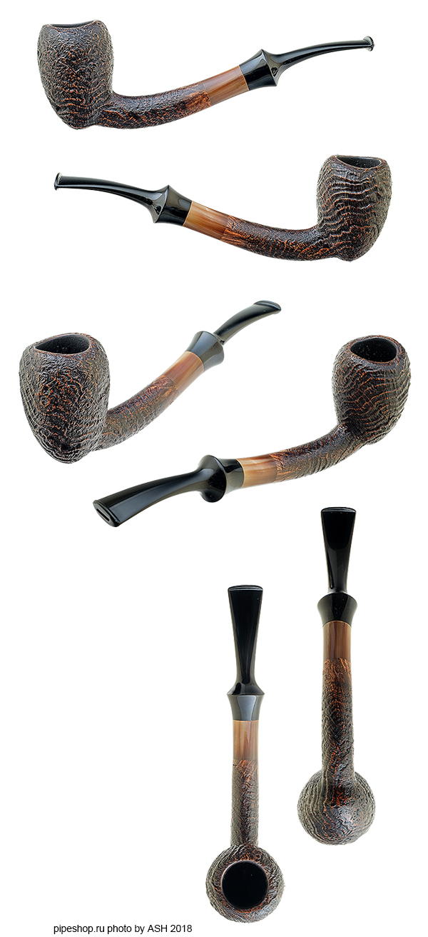   LASSE SKOVGAARD SANDBLAST BENT ACORN WITH HORN