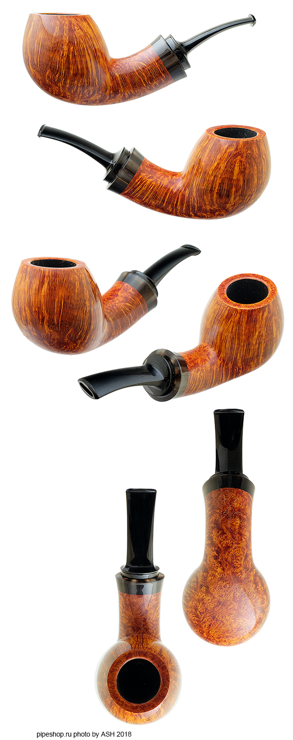   C. ASTERIOU SMOOTH BENT BRANDY WITH HORN 32/18