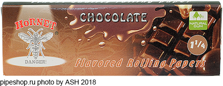    HORNET FLAVORED ROLLING PAPERS 78 mm CHOCOLATE,  50 