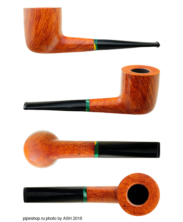   REFBJERG SMOOTH OVAL SHANK BILLIARD WITH DECO