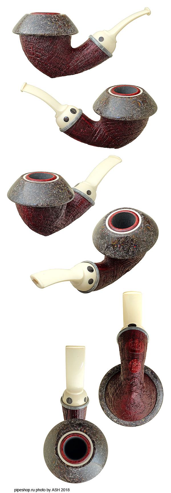   TODD JOHNSON SANDBLAST FORDITE CALABASH Grade PHALANX