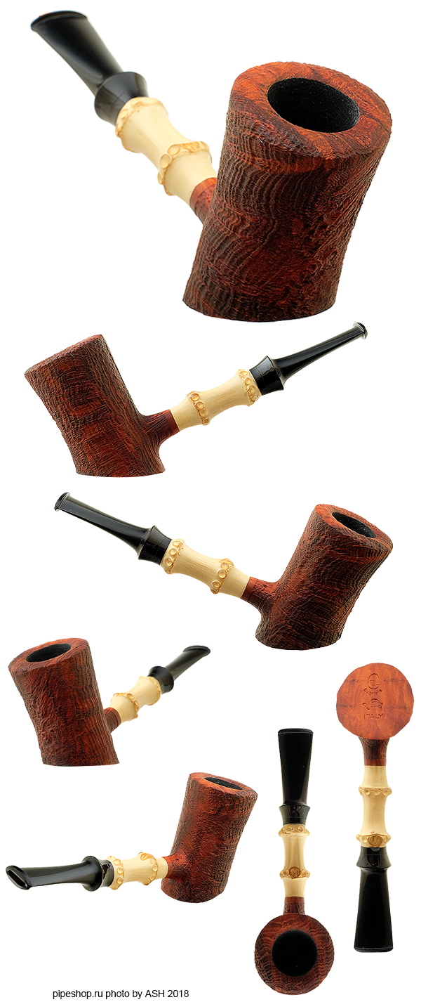   GABRIELE DAL FIUME SANDBLAST BAMBOO POKER Grade TURTLE