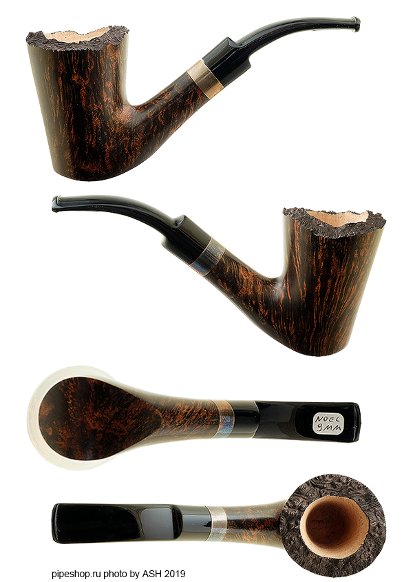   GENOD SMOOTH BENT DUBLIN ROUGH TOP "NOEL 2018" WITH SILVER,  9 